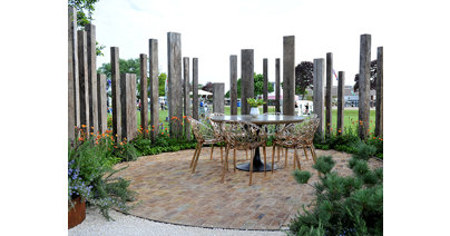 The RHS Vitamin G Garden designed by Alan Williams and BBC Radio 2 DJ Jo Whiley. Picture by Mikal Ludlow.