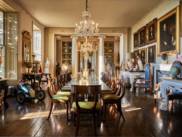 The interior of Aynhoe Park features some unique and interesting lots.