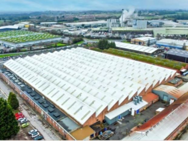 In demand - the former SKF factory at Oldends, Stonehouse, all 215,000 square feet, 10.43 acres of it.