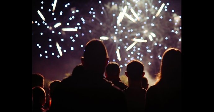 Cheltenham Racecourse fireworks display