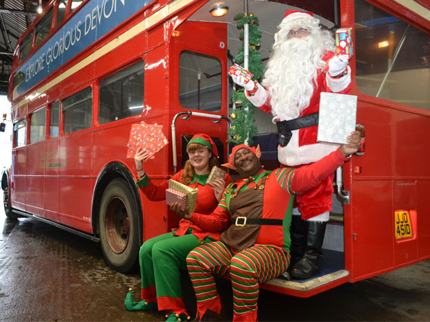 Join Santa and his elves for some festive fun with Stagecoach West
