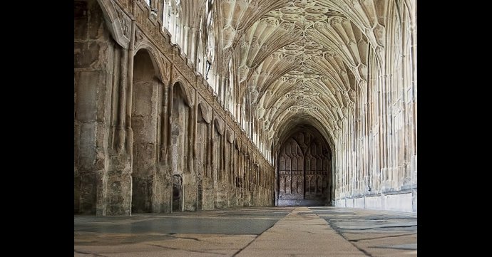 Gloucester Cathedral cloisters sleepover challenge