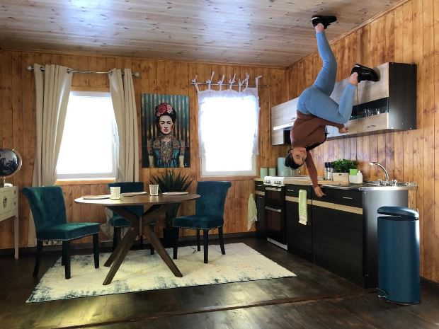 Upside Down House launches near Gloucestershire