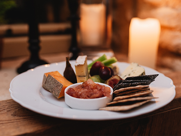 The Scenic Suppers tempting cheeseboard with homemade chutney is just a small example of what guests can expect to enjoy this winter.