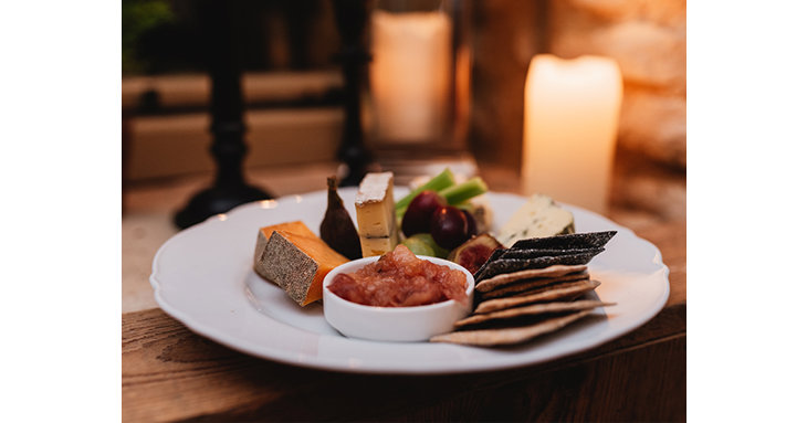 The Scenic Suppers tempting cheeseboard with homemade chutney is just a small example of what guests can expect to enjoy this winter.