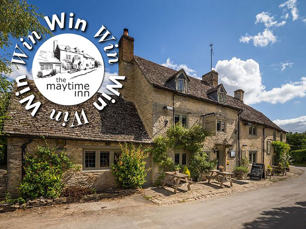 Enjoy an overnight stay in one of The Maytime Inns individually decorated rooms and a three-course meal with this competition prize.