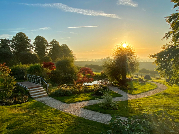 New images of Kingcombe garden, designed by Sir Gordon Russell, reveal the quirky creative genius of the renowned late Gloucestershire furniture designer. Photos by Leigh Glover.