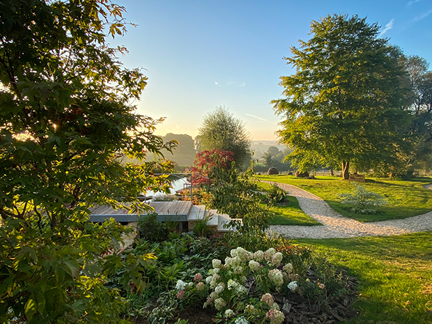 New images of Kingcombe garden, designed by Sir Gordon Russell, reveal the quirky creative genius of the renowned late Gloucestershire furniture designer. Photos by Leigh Glover.
