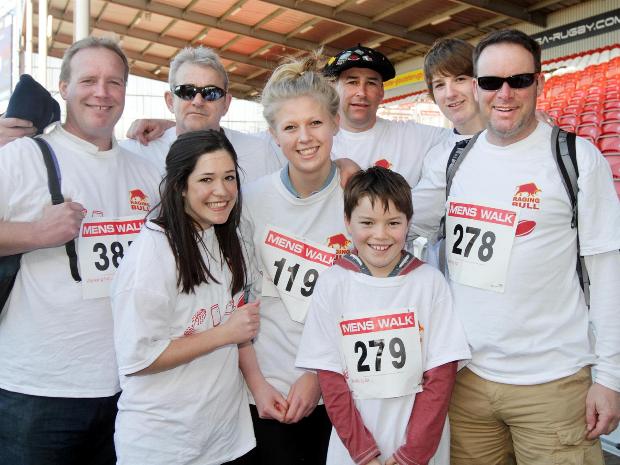 Take on the Longfield Walk for Men in Gloucester this March 2019.