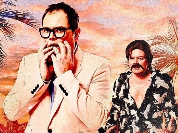 Alan Carr at Cheltenham Racecourse