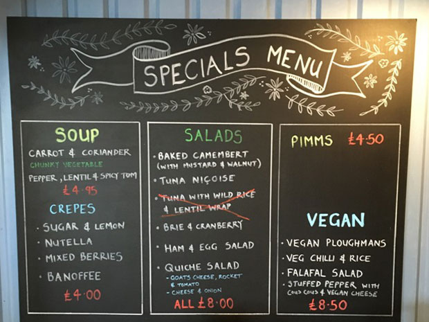 There are plenty of yummy specials.