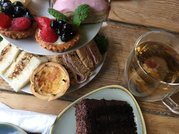 If you go to The Fairview Gardener for one thing, go for the afternoon tea.