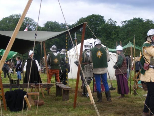 The Woodvilles Medieval Living History Camp at Eastnor Castle