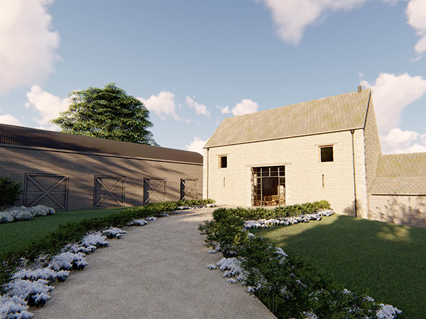 The Old Gore Barn is opening near Cirencester and can accommodate up to 150 people.