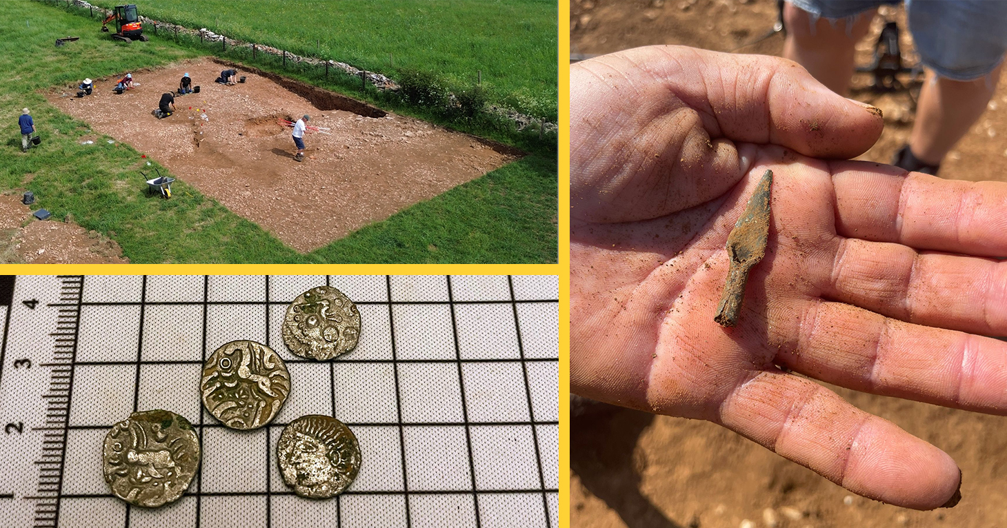 Archaeologists uncover ancient Celtic religious site near Cirencester