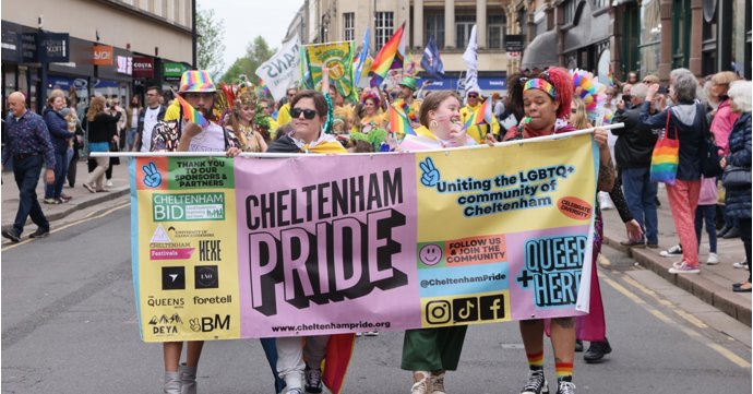 Cheltenham Pride enjoys record turnout for first parade in over a decade