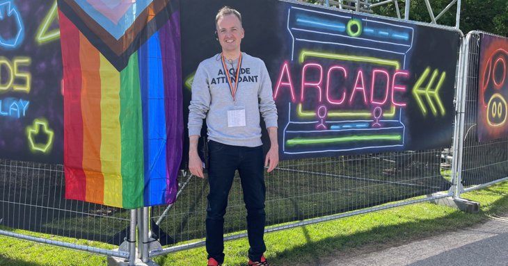 Pride in Gloucestershire is flying the flag for LGBTQ people on-site at the Cheltenham Science Festival Village in Imperial Gardens this June 2022.