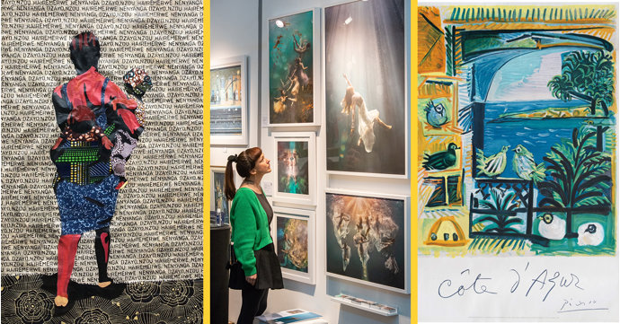 The UK's leading art fair returns to Cheltenham Racecourse