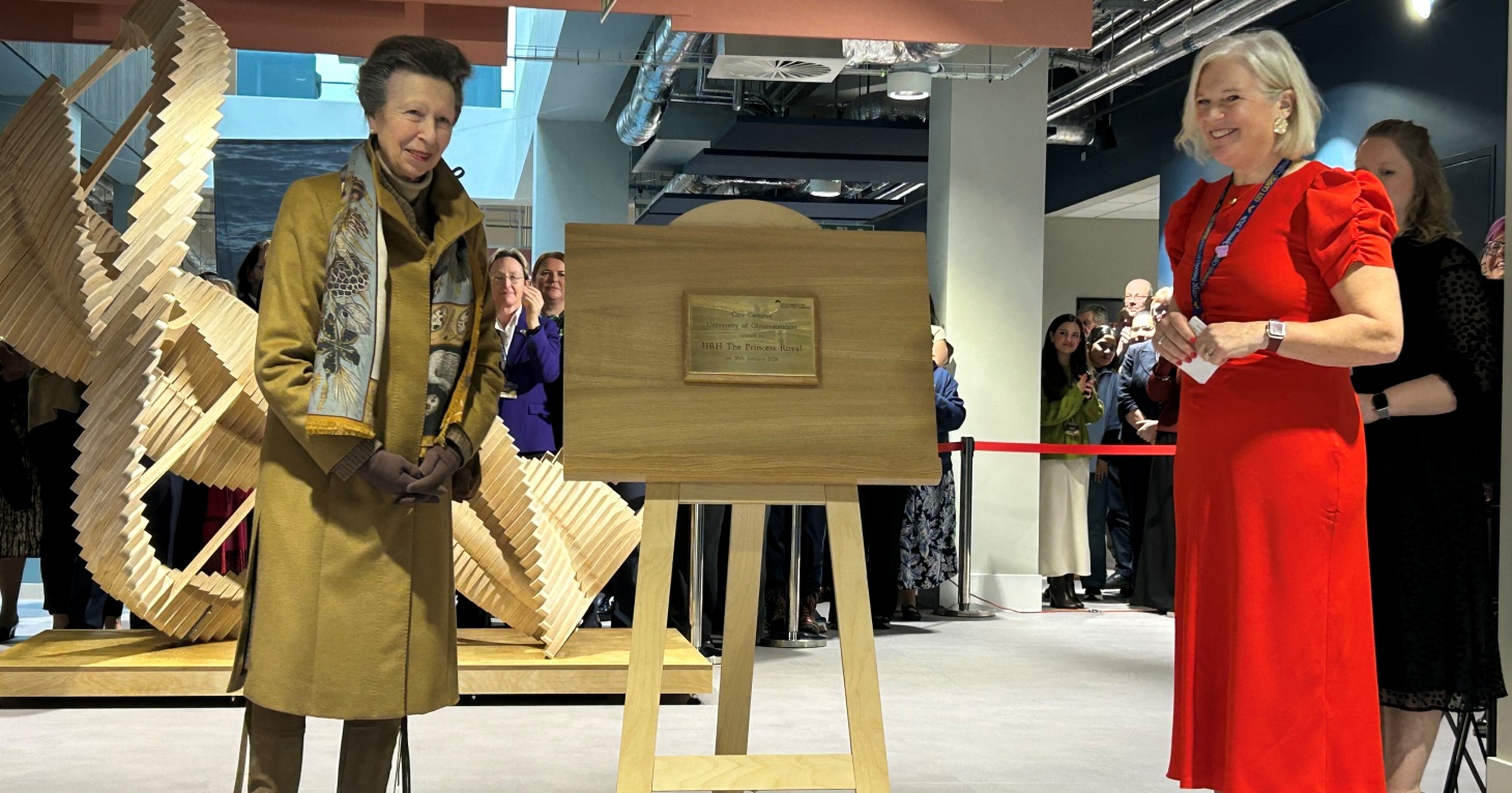 HRH The Princess Royal officially opens University of Gloucestershire City Campus