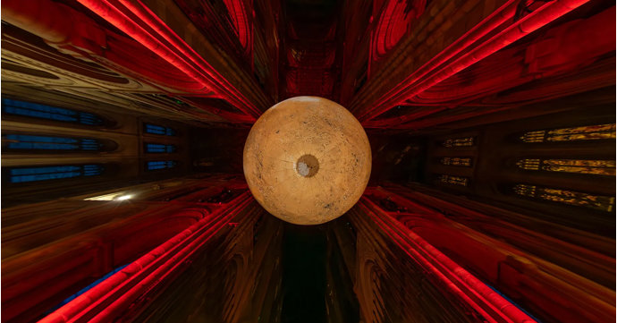 See the majesty of Mars at Gloucester Cathedral's latest installation