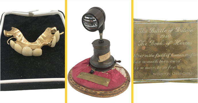Microphone used to announce the end of the Second World War going up for auction in Cheltenham