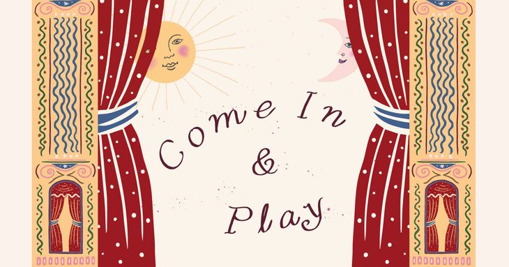 Promotional artwork for The Wilson Art Gallery and Museum's Play! House exhibtion for summer 2024