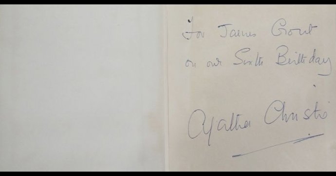 Rare signed Agatha Christie book sells at Cotswolds auction