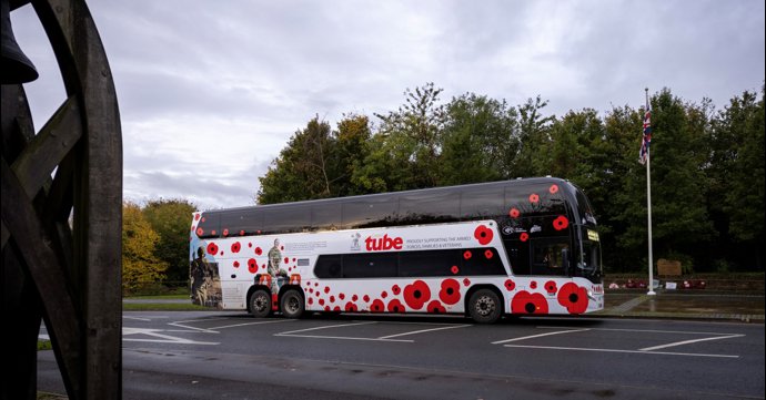 Stagecoach West is offering free bus travel to veterans and military personnel on Remembrance Day