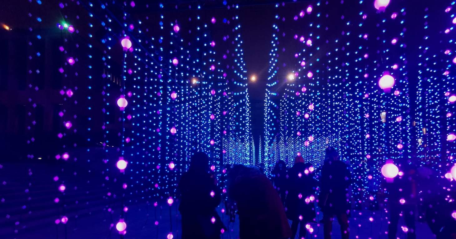 Explore a free fantastical light exhibition in Gloucester