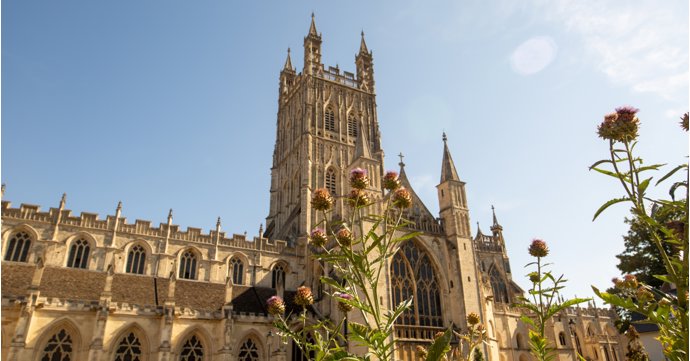 Search for Lions at Large, try stone carving and climb the Tower at Gloucester Cathedral this summer