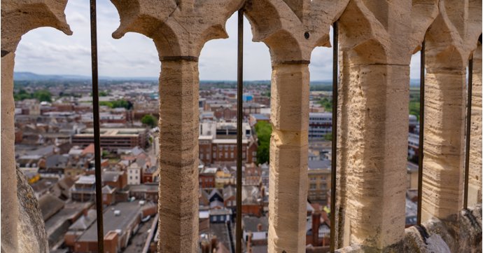 Gloucester Cathedral tower reopens for tours – with spectacular views of the city from brand-new roof deck