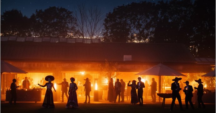 Experience a spectacular Day of the Dead fiesta at Daylesford Farm