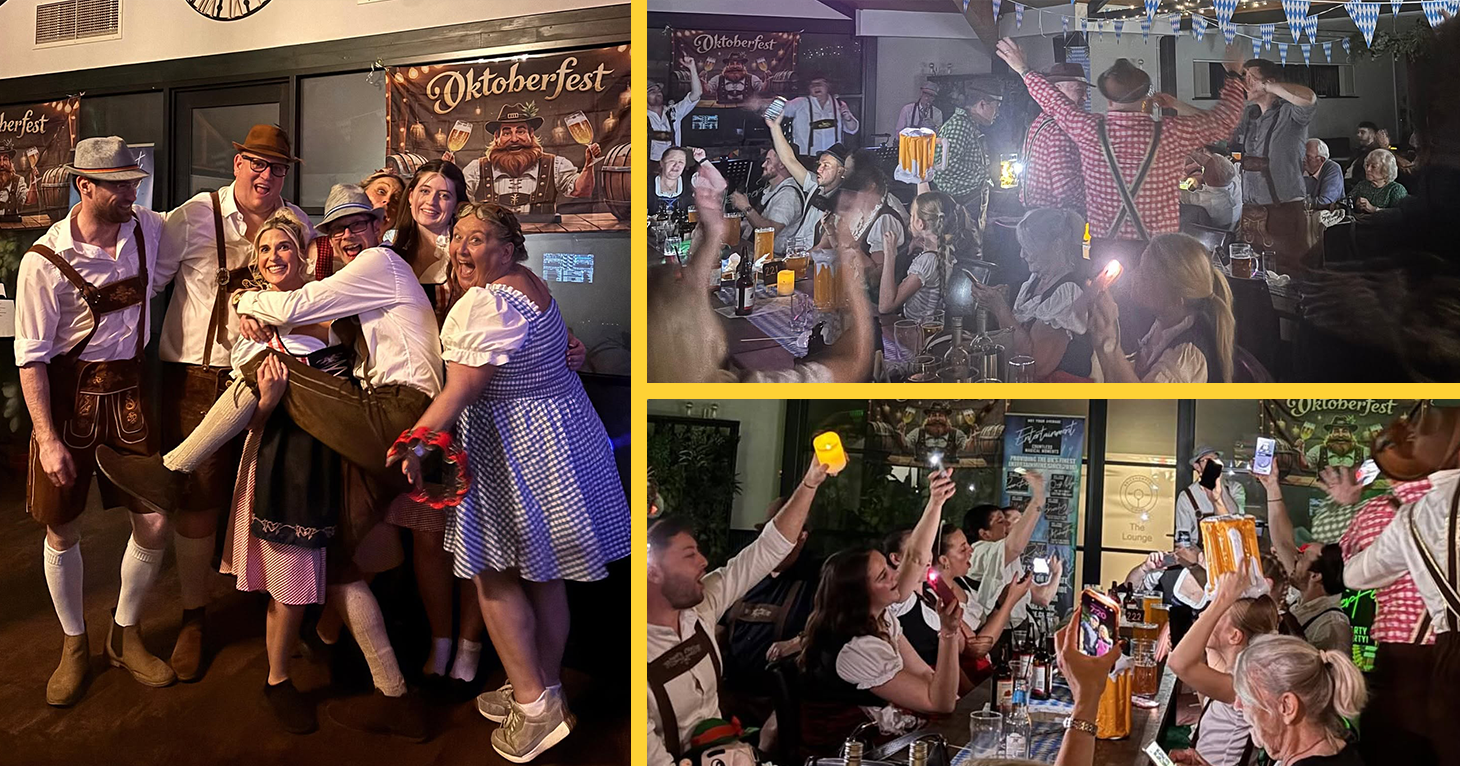 Get ready for an oom-pah party filled with music, food and beer at Brickhampton Court's Oktoberfest