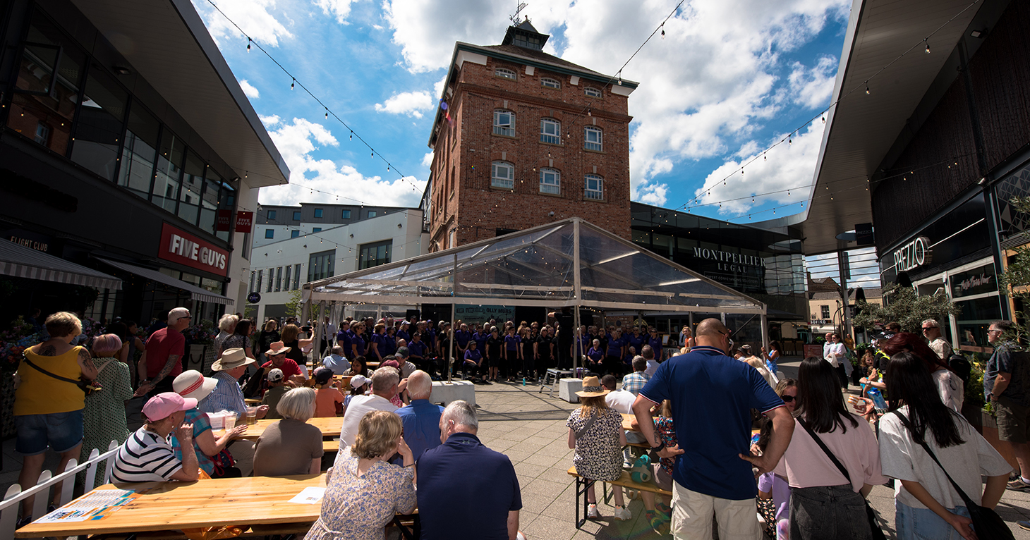 Soak up the Cheltenham Jazz Festival vibes at The Brewery Quarter's free stage this May