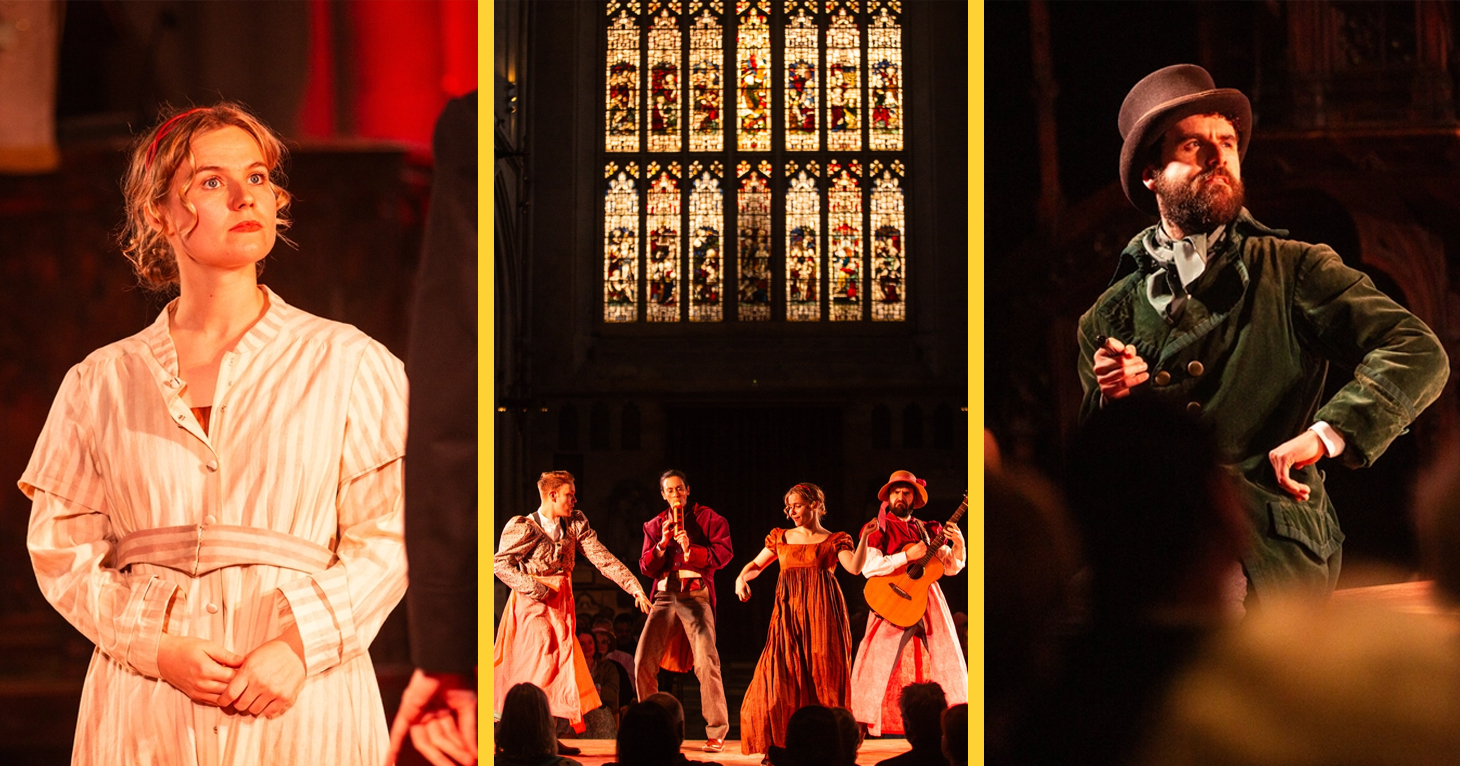 See a 'witty, whirlwind' reimagining of Pride & Prejudice at Tewkesbury Abbey this autumn