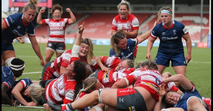 Gloucester-Hartpury reach first final in the top tier of women's English rugby union league