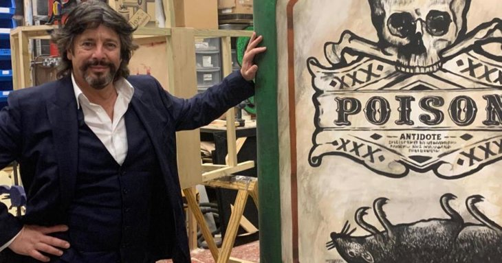 Laurence Llewelyn-Bowen has been recording lines in preparation for his first ever Christmas panto performance in Jack and the Beanstalk at the Everyman Theatre in Cheltenham.