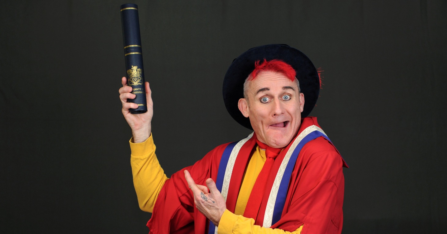 Tweedy and Bridget Christie receive honours from University of Gloucestershire