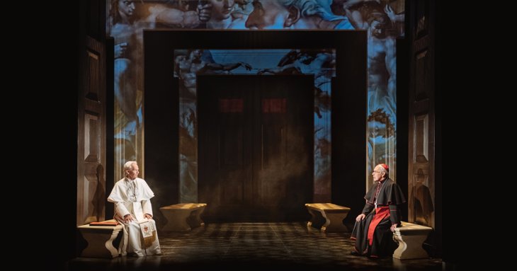 Anton Lesser and Nicholas Woodeson take lead roles in The Two Popes which takes to the stage from October 2022.