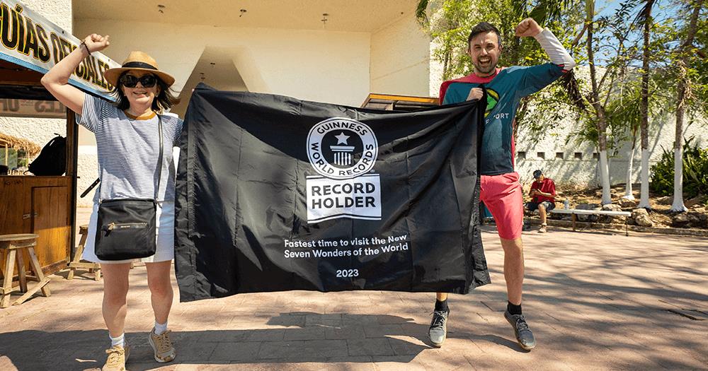 Gloucester's Adventureman breaks new world record for epic global trip