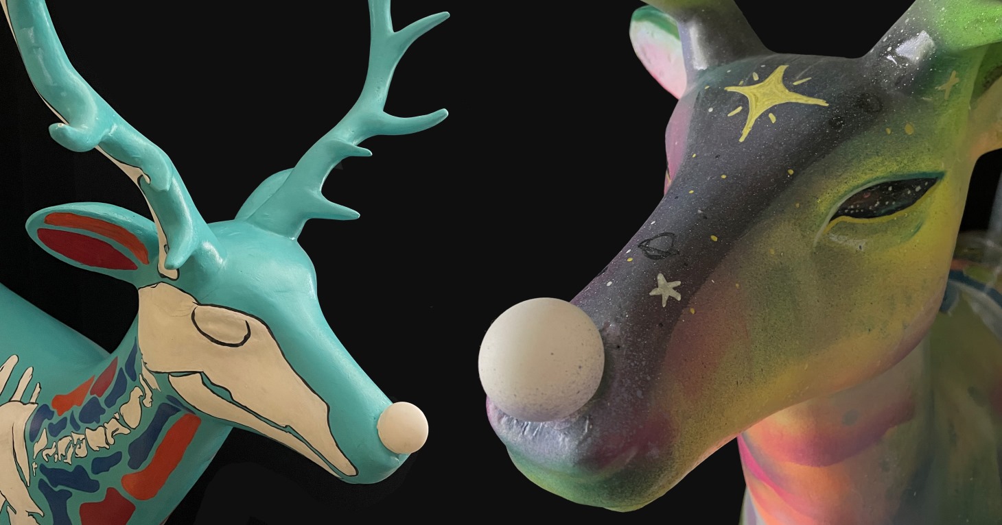 12 colourful runaway reindeer bring festive cheer to Gloucester this Christmas