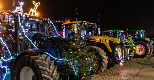 Famous illuminated tractors returning to the Cotswolds this Christmas