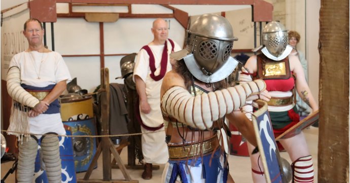 The Corinium Museum brings live gladiators to Gloucestershire this spring