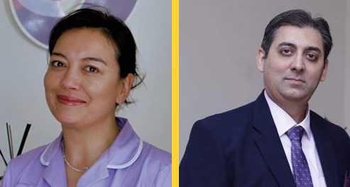 Chrissie Cooper and Dr Aamir Khan from Early Life Ultrasound