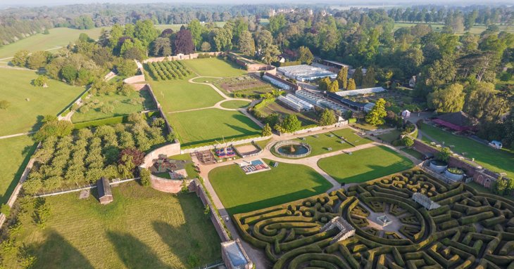 Blenheim Palace is using land which adjoins the existing walled gardens to create the new 5,000-metre attraction.