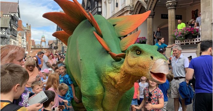 Here's how you can see a giant dinosaur in Gloucester this weekend