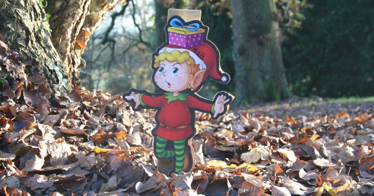 Santa’s cheeky elves will be hiding all over Batsford Arboretum this winter.
