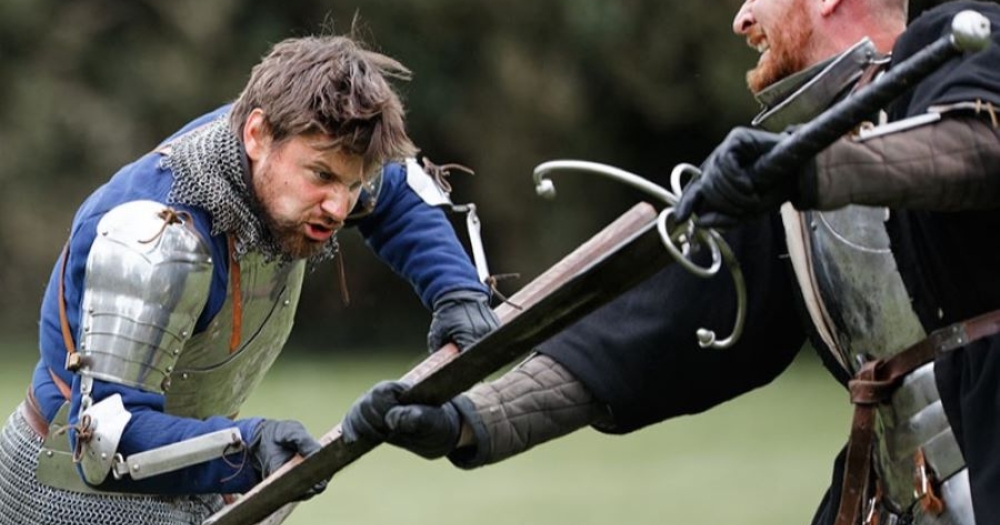 Medieval tournament brings battling knights to Berkeley Castle