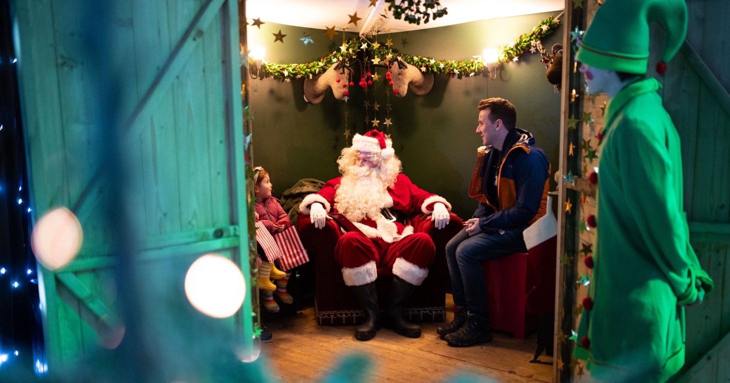 Meet Father Christmas at Cattle Country Farm Park