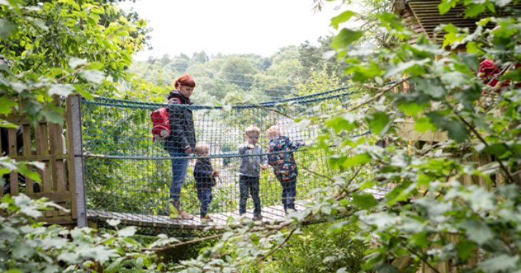 With treehouses, trains and treasure, there’s plenty to keep the family entertained whatever the weather.